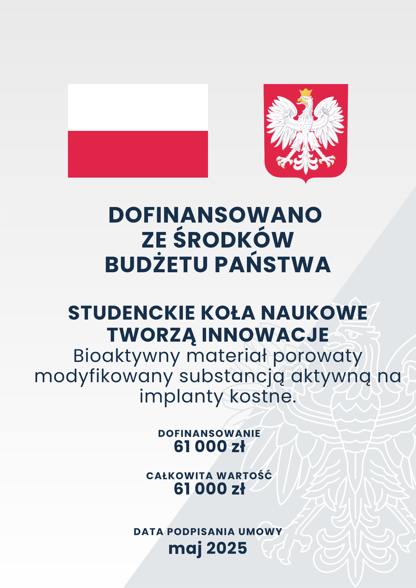 Koło Naukowe SMART-MAT z dofinansowaniem Ministerstwa Nauki i Szkolnictwa Wyższego!