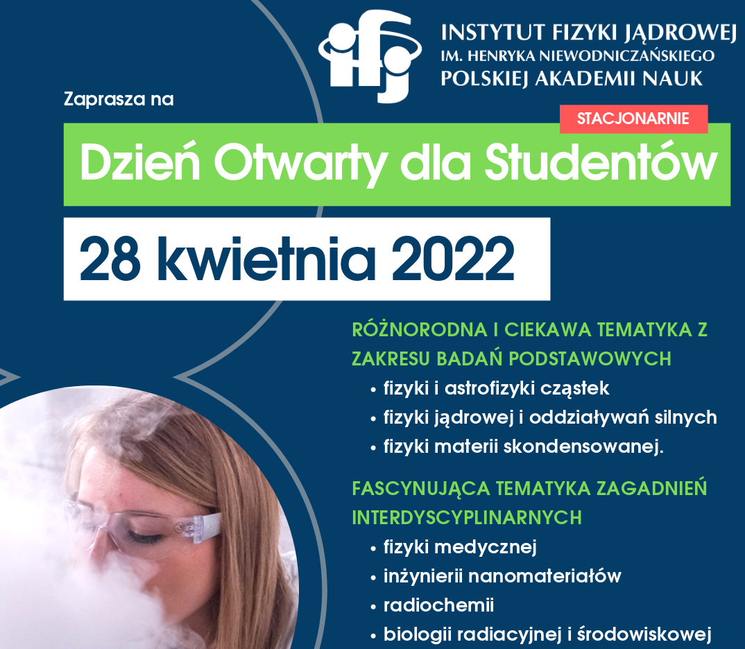 Dzień Otwarty dla studentów – IFJ PAN (Kraków)